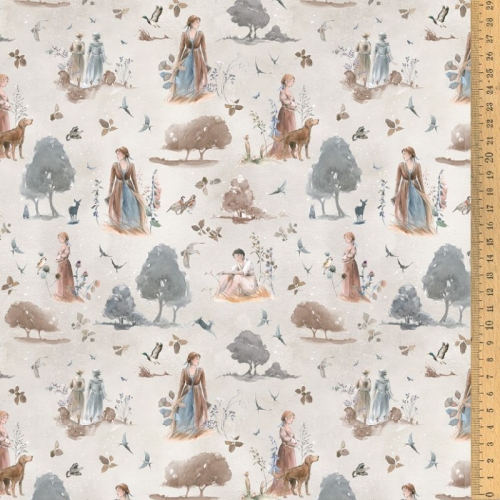 Baumwollstoff - Acufactum - Sehnsuchtsorte 40 x 75 cm